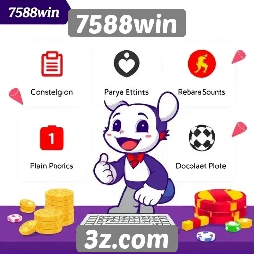 Análise das funcionalidades do site 7588win